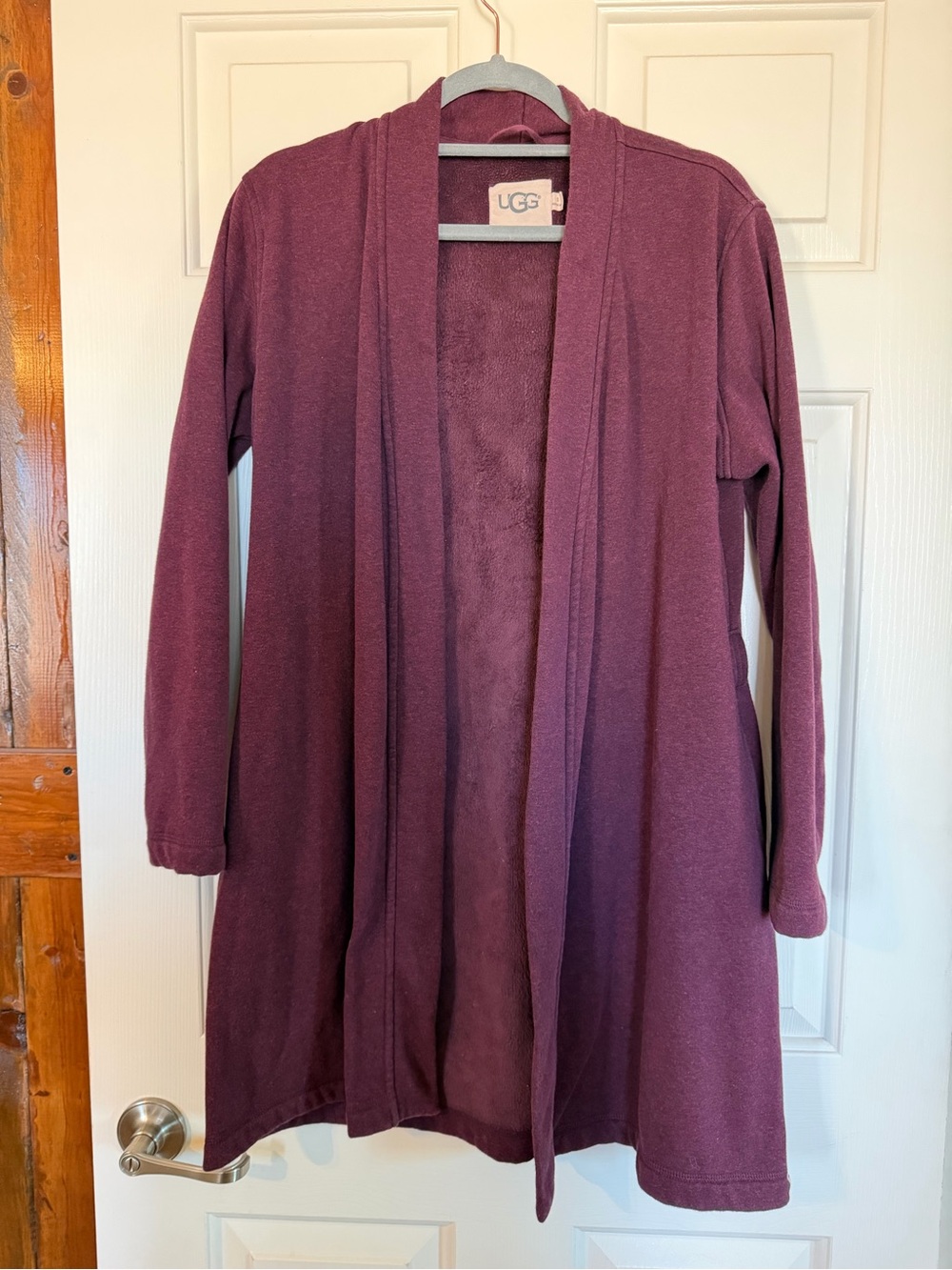 UGG Plum Open-Front Cozy Robe - size S